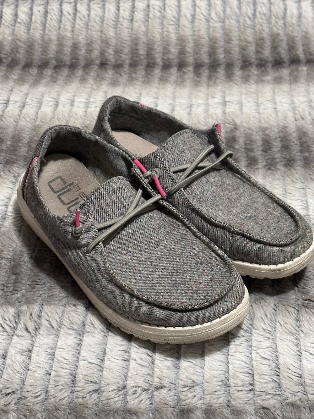 Hey Dude Confetti Black Wendy 
Size 7 Womens
